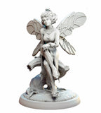1/18 100mm resin figures model Fantasy Butterfly Fairy unassembled unpainted Model