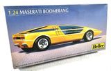 RARE Vintage Heller Maserati Boomerang 1/24 Model Kit Highly Collectible OOP Model