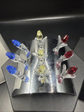 NIB Swarovski Crystal SCS Mini Tulip Chrome Display - 9 Tulips Included! 600347 Model