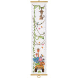 Permin counted cross stitch kit "Measurement with wild animals", 20x95cm, DIY, 3 Model
