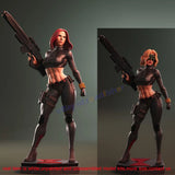 Black Widow 1/12 1/8 1/6 1/4 1/3 Model Kit Unpainted Unassembled 3D Printing GK Model