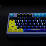 PBT Cyberpunk Theme Keyboard Keycaps Cherry Profile Set For MX Model