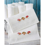 Permin Towel counted cross stitch kit "Hooded gulls 2 pcs", 30x50cm Model
