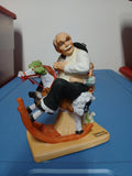 1980 Norman Rockwell Figurine.  "Gramps At The Reins" NO BOX Model