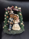 Boyds Bears Bearstone Figurine - Wedding Grenville & Beatrice - True Love Model
