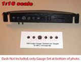 1/16 1969 DODGE CHARGER GENERAL LEE GAUGE FACES for 1/16 scale MPC ??PLEASE READ Model