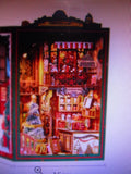 DIY Book Nook Kit Miniature House Kit Christmas Shop AH01-001 Model