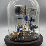 IN-12 Nixie Tube Clock Kit DIY Unassembled w/ Glass Case Remotes Classic Vintage Model