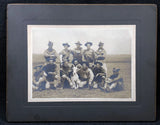 Rough Looking U.S. Army Soldiers and Goat Antique Board Mounted Photograph Image Model