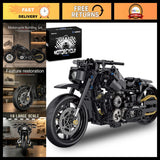 1:8 Scale Motorcycle Building Set - 579PCS Model Blocks for Adults, Collectible Model