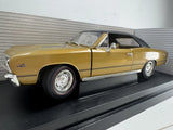 Ertl 1967 Chevrolet Chevy Chevelle L-78 Gold Black 1/18 American Muscle Diecast Model