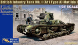 Gecko Models 35GM0063 1/35 British Infantry Tank Mk. I(A11 Type I) Matilda I Model