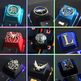Zinc Aluminium Alloy Key Cap Mechanical Keyboard R4 Height Stereoscopic relief Model