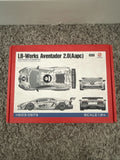 Hobby Design 1/24 LB-Works Aventador 2.0 Aapc Model