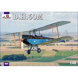 Plastic model airplane kit Scale 1:48 de Havilland DH.60M Metal Moth Amodel 4804 Model