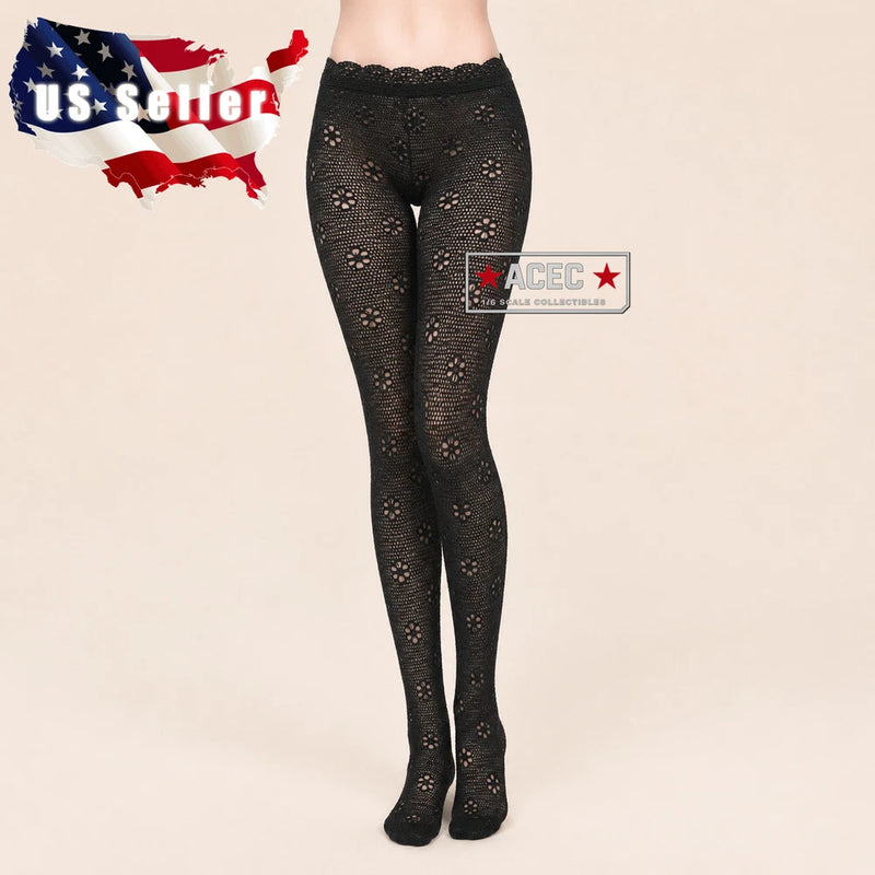 1/6 Lace Pattern Tights Stockings For 12" Hot Toys Phicen TBLeague Female Figure Model
