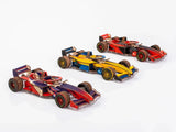 Mechanical Veter Models wooden plastic puzzle Colored Racer-v3 F1 Racing Car Model