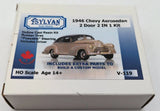 Sylvan Scale Models V-119 HO 1946 Chevy Aerosedan 2 Door 2 In 1 Kit Model