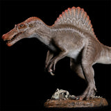 Nanmu Spinosaurus Supplanter Model Statue Dinosaur Animal Display Figure Gift Model