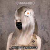 1/6 Scale Female Poached Egg Headpiece Model For 12'' Ob27 Action Figures Model