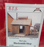 BTS 27492 HO Scale McCabe Blacksmith Shop Laser-Cut Model Building Kit Model