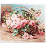 Luca-S counted Tappiserie kit "Basket of Roses", 30x24cm, DIY Model