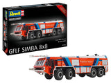 1/24 GLFL Simba 8x8 Fire Truck Limited Edition Plastic Model Kit Revell 07747 Model
