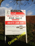 Photo 6x4 Estate Agent Board at Hall Barn Brandeston Off Pegways c2013 Model