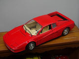 Vintage 1984 Bburago Ferarri Testarossa 1:18 Red  ITALY Model