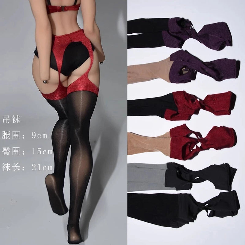 1/6 Scale Female Sexy Garter Socks Model For 12 "PH TBL Hot Action Figure Body Model