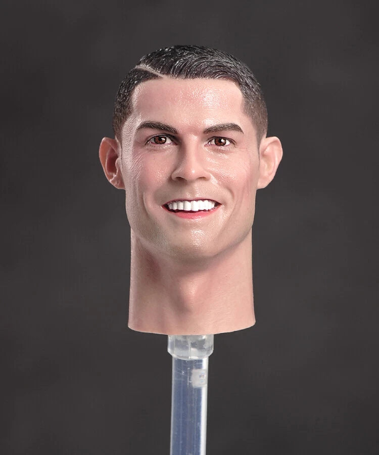 Smile Sport Player Head Sculpt Model Fit for 1/6 COOMODEL Muscle Action Figure Model