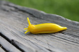 Yellow Spotted Slug glass sculpture GLASS SLUG lampwork Glass Animals Model