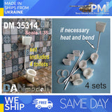 Dan Models 35314 - 1/35 - Set includes 4 toilets. If necessary heat and bend Model