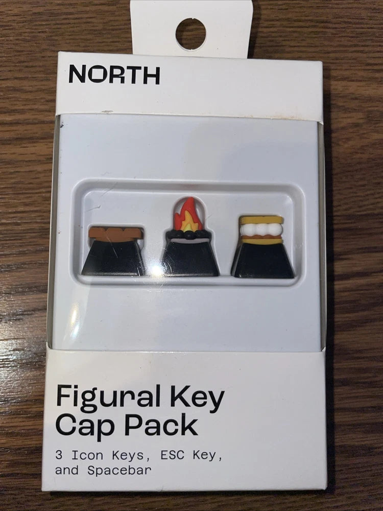 Cute Smores Key Caps For Computer Keyboards 3 Icon keys ESC Key, Spacebar Model