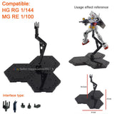 Action Base Black For 1/144 1/100 Gundam Model Kit Bandai HG MG Hobby Model