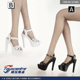 Toys sentre 1:6 TCT-006 High Heel Sandals Shoes Model Fit 12'' Female Figure Toy Model