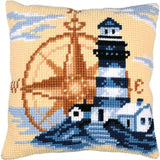 Vervaco stamped cross stitch kit cushion "Marine", 40x40cm Model