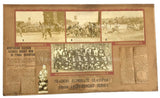 1925 Pittsburgh Football Semi Pro Teams Play Off Photo Board Model