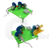 Hand-cranked Generator Toy Model DIY Kit Kid Children Educational Self Assembly Model