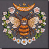 Bead embroidery kit needlepoint DIY Beadwork stitching Honey bee Beading Model
