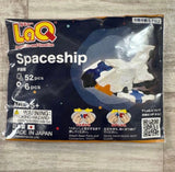 Official LaQ Spaceship 58pcs Mini Model Building Set Japanese Puzzle Block New Model