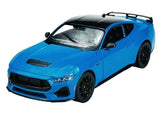 2024 Ford Mustang GT ?C Blue (NEX) Diecast 1:24 Scale Model - Welly 24123BL Model