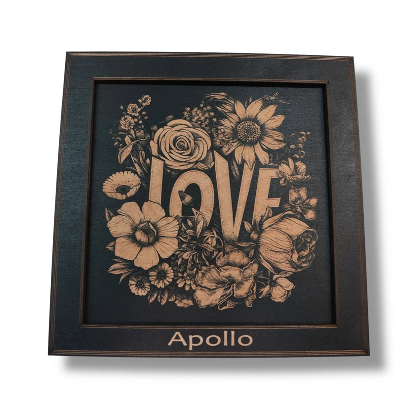 Framed Art - PERSONALIZED - CUSTOM - Love Model