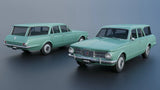 3d Printed 1/25 1965 Plymouth Valiant Station Wagon Model Kit Model