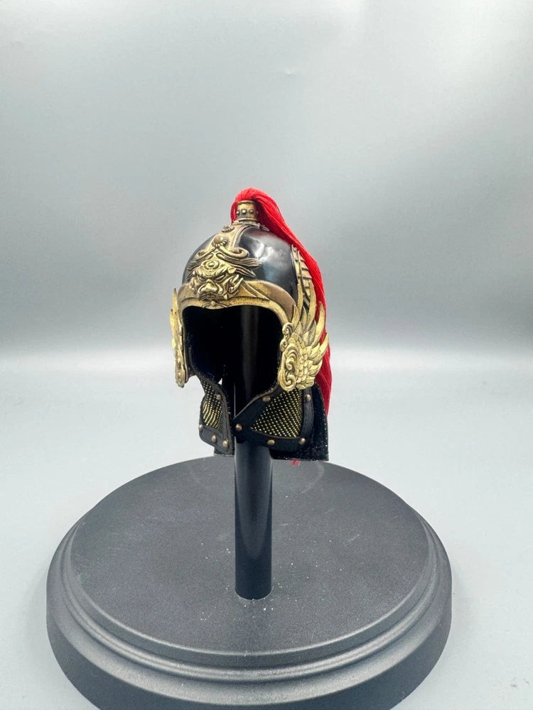 COOMODEL 1/6 Three Kingdoms Zhang Fei's Pure Copper Helmet For 12" Action Figure Model