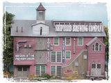 Bar Mills 0852 HO Shipyard Brewing Company Laser Cut Wood Building Kit Model