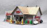 MUDD CREEK MODELS #51 Gates Filling Station & Groceries, Craftsman Assembled Kit Model