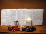 DIY Supply Kit +Six 18" Concrete Flagstone Patio Paver Molds, Fast Free Ship Model
