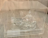 Shannon Crystal  Cinderella Horse & Carriage. In Hard Plastic Display Case. Model