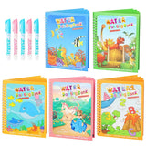 5 Pack Reusable Water Coloring Book for Toddlers, Water Doodle Book Toys Model